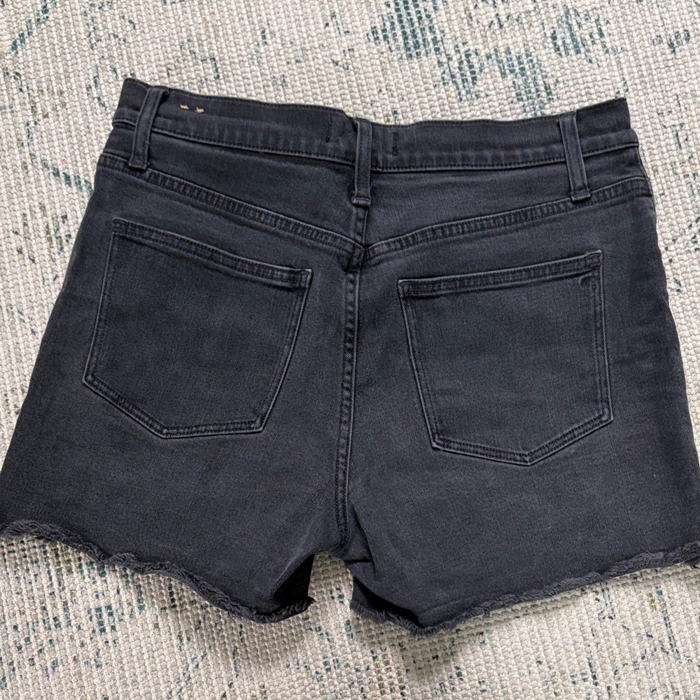 Madewell Black Jean Shorts